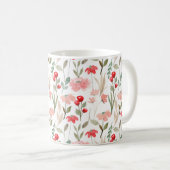 Mug Aquarelle rose pâle rouge de Berry (Devant droit)