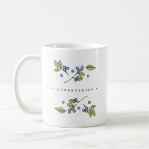 Mug Aquarelle Russe bleuets personnalisés