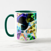 Mug Aquarelle rustique avec trous et découpes (Gauche)