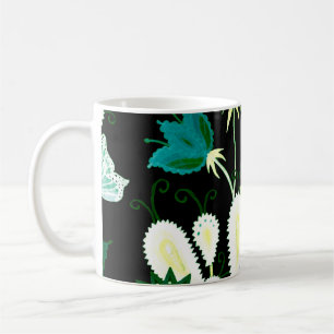 Mug Aquarelle sans couture motif avec fleurs d'imagina