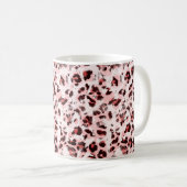 Mug Aquarelle sans fin dessinée à la main Leopard Ani (Devant droit)