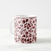 Mug Aquarelle sans fin dessinée à la main Leopard Ani (Devant gauche)