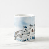 Mug Aquarelle Santorin Grèce (Centre)