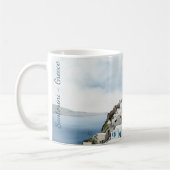 Mug Aquarelle Santorin Grèce (Gauche)