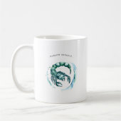 Mug Aquarelle Scorpion Astrologie Zodiaque | Monogramm (Gauche)