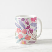Mug Aquarelle simple rose pâle (Devant droit)