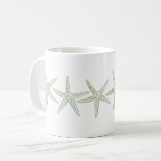 Mug Aquarelle Starfish Trio (Devant gauche)