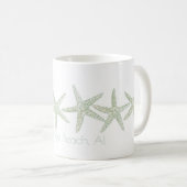 Mug Aquarelle Starfish Trio (Devant droit)