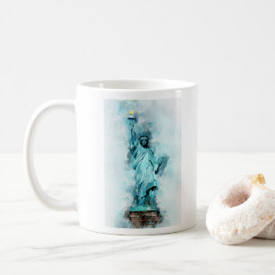 Mug Aquarelle Statue de la Liberté