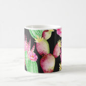 Mug Aquarelle succulents : cactus motif floral. (Centre)