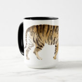 Mug Aquarelle Tigre Marcher (Devant gauche)