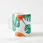 Mug aquarelle transparente illustration arrière - plan (Devant gauche)