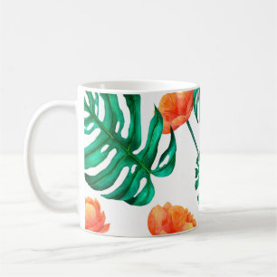 Mug aquarelle transparente illustration arrière - plan