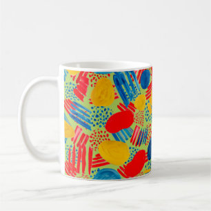 Mug Aquarelle transparente motif avec simple dessiné à