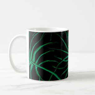 Mug Aquarelle Tropical motif sans joint. Somme moderne