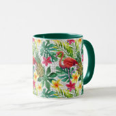 Mug Aquarelle tropicale (Devant droit)