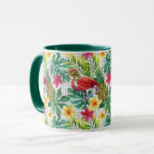 Mug Aquarelle tropicale (Devant gauche)
