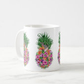 Mug Aquarelle tropicale d'ananas (Devant gauche)