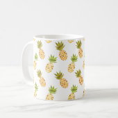 Mug Aquarelle tropicale Motif d'ananas (Devant gauche)