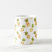 Mug Aquarelle tropicale Motif d'ananas (Centre)