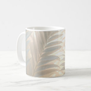 Mug Aquarelle tropicale relaxante, feuilles de palmier