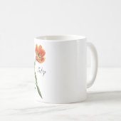 Mug Aquarelle Tulip Floral (Devant droit)