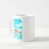 Mug Aquarelle Valencia Espagne L’Hemisfèric (Devant gauche)