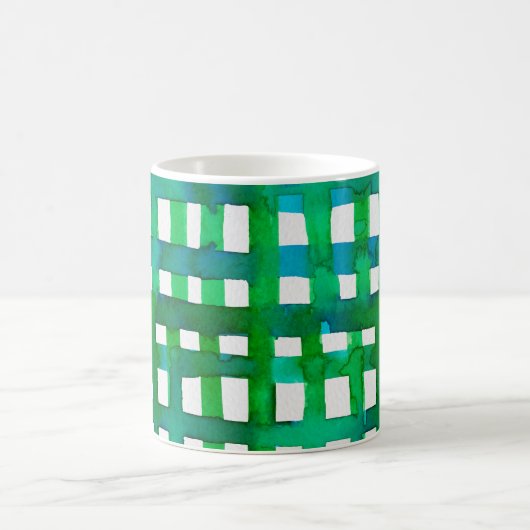 Mug Aquarelle - vert (Centre)
