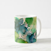 Mug Aquarelle verte (Devant droit)
