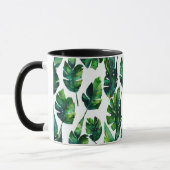 Mug Aquarelle verte Feuille  Motif (Gauche)