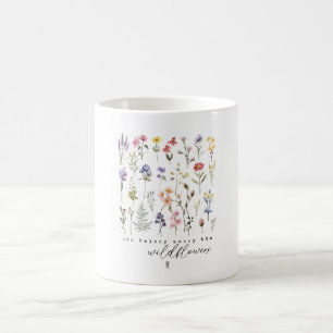 Mug Aquarelle vintage de soumission Fleur sauvage