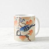 Mug Aquarelle Vintage Oiseau japonais Imprimer (Devant droit)