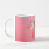 Mug Aquarelle violet logo Rose or violet fumée (Gauche)