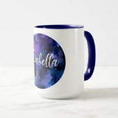 Mug Aquarelle violet Univers (Devant droit)