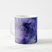 Mug Aquarelle violette (Devant gauche)
