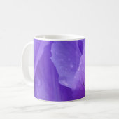 Mug Aquarelle violette florale Élégantes Tulipes de Pâ (Devant gauche)