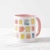Mug Aquarelle Whimsical Doodle Café (Devant droit)