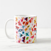 Mug Aquarelle Whimsical Rainbow Forest Butterfly (Gauche)