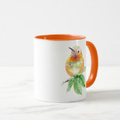 Mug Aquarelle Whimsical Roux Hummingbird attitude (Devant droit)