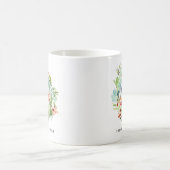 Mug Aquarelle Winterberry Holly et Juniper Christmas (Centre)