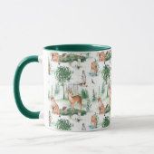 Mug Aquarelle Woodland Baby Motif animal (Gauche)