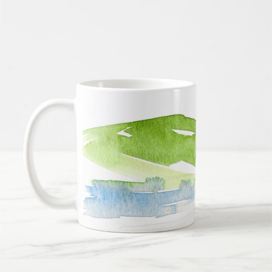 Mug Aquarelles Abstraites minimalistes 3 (Gauche)