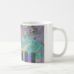 Mug Aquarelles cool éclabousser piano coloré