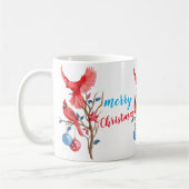 Mug Aquarelles Joyeux Noël personnalisé (Gauche)