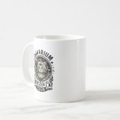 Mug Aquarium Chat de mer profond Graphique de chat drô (Devant gauche)
