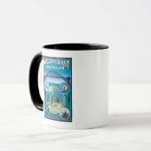 Mug Aquarium de la côte de l'Oregon (Devant gauche)