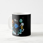 Mug Aquarium Ecole Sous-Marine De Biologie Du Poisson  (Devant gauche)