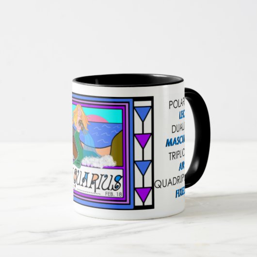 Mug Aquarius (Devant droit)