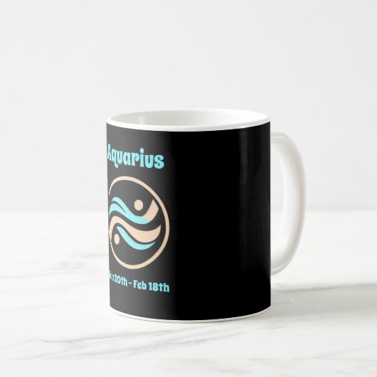 Mug Aquarius (Devant droit)