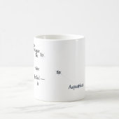 Mug Aquarius Fun & Inspiration Design Usage quotidien  (Centre)